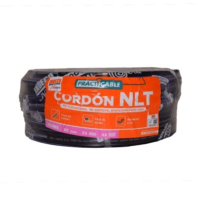 Cable de arrastre vulcanizado NLT 3x14AWG 500V, x rollo, Practicable