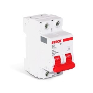 Interruptor termomagnético 2x10A 10/6kA 230/400V curva C DIN IEC 60898-1
