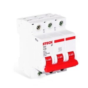 Interruptor termomagnético 3x20A 10/6kA 230/400V curva C DIN IEC 60898-1