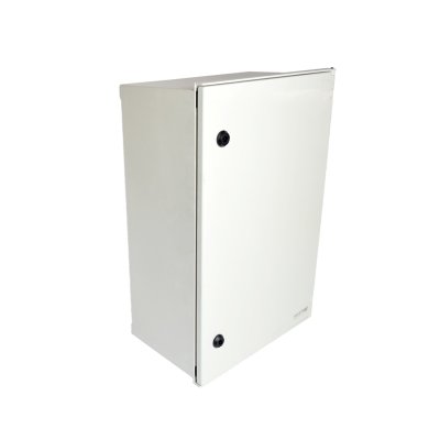 Tablero p/adosar de poliéster 600x500x230mm c/placa montaje metálico IP66