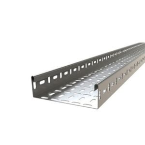 Bandeja ranurada de 400x100x1.5mm longitud 2.4m galvanizado