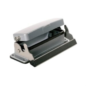 Base para conector multipolo de metal con tapa para empotrar 24 polos IP65