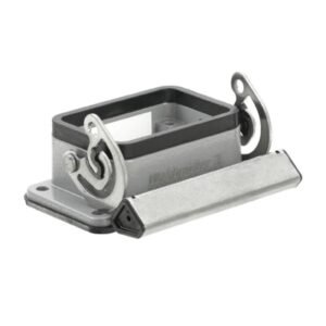 Base para conector multipolo de metal sin tapa para empotrar 06 polos IP65