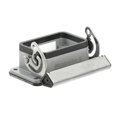 Base para conector multipolo de metal sin tapa para empotrar 06 polos IP65