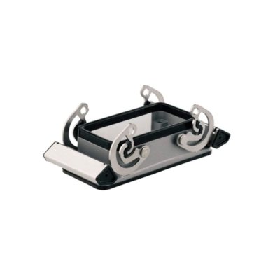 Base para conector multipolo de metal sin tapa para empotrar 10 polos IP65