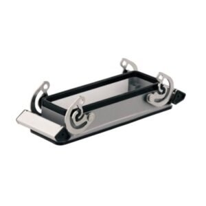 Base para conector multipolo de metal sin tapa para empotrar 24 polos IP65