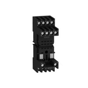 Base rectangular para relé de 14 pines 10A 250V modelo RXM tipo tornillo.
