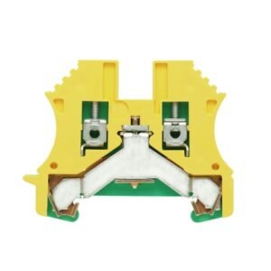 Borne de tierra 2.5mm2(0.5-4mm2) 800V 1 piso/2 conexiones tornillo