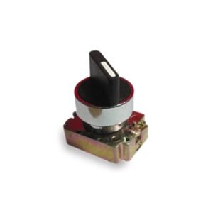 Cabeza para selector manija corta 3 posiciones fijas 22mm s/block