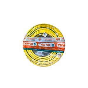 Cable de puesta a tierra CPT 10AWG PVC color amarillo-verde