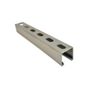 Canal Strut ranurado dimensiones 42x21x1.5mm longitud 2.4m galvanizado