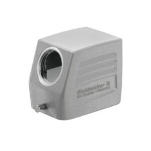 Carcasa para conector multipolo de metal con salida lateral 06 polos IP65