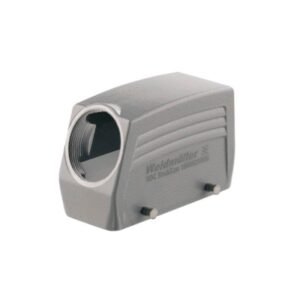 Carcasa para conector multipolo de metal con salida lateral 16 polos IP65