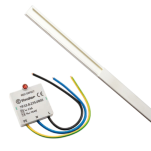 Descargador sobretensión T3 1.5kA 275VAC 2P+N + Canaleta 27x30mm 2m c/tapa s/adh. s/div.