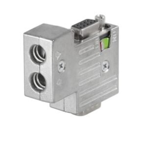 Conector profibus DP 90° terminal tornillo programable