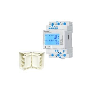 Contador energía 3P+N 80A 230VAC Modbus 2T NFC + Ángulo ext. variable unicanal 100x50mm