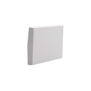 Cubretecla de 3 módulos Matix Go blanco