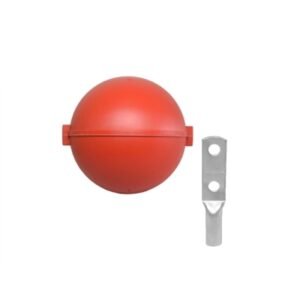 Esfera señalización diurna roja Ø400mm + Term. comp. largo 50mm2 2h 1/2" 35kV