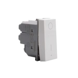Interruptor bipolar 16AX Matix Go 1 módulo blanco