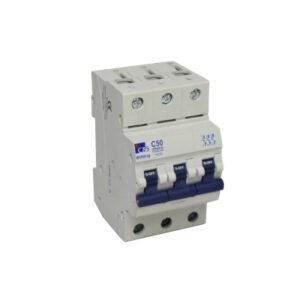 Interruptor termomagnético 3x50A 10kA 240/415V tipo C DIN