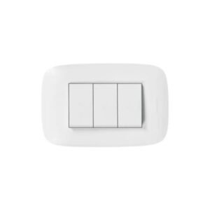 Interruptor triple unipolar 10A 250V domino avant