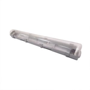 Luminaria hermética DAMP PROOF para 2 tubos LED 120cm