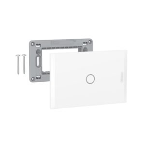 Placa ciega c/soporte blanco