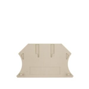 Placa final para bornes (2.5-10mm2) y WPE 2.5 tornillo