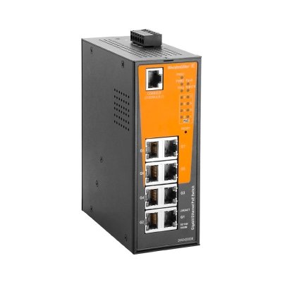 Switch Ethernet Admin+Poe 8Xrj45 10/./1000Baset(X) IP30