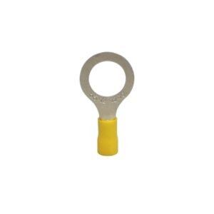 Terminal anillo aislado 10-12AWG 3/8 (10.5mm) amarillo x 100un
