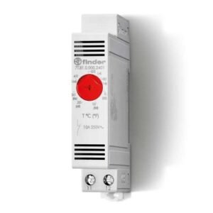 Termostato para resistencia calefactora 10A 250VAC 1NC 0/+60°C